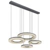 Globo BLASIUS Lampa Wisząca LED czarny, 1-punktowy, Zdalne sterowanie