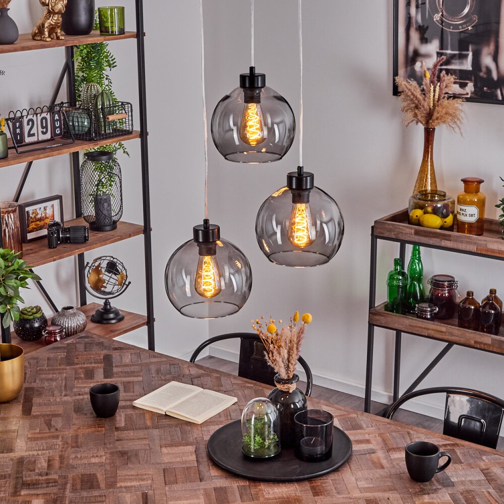 Andeer Lampa Wisząca Czarny, 3-punktowe main product photo