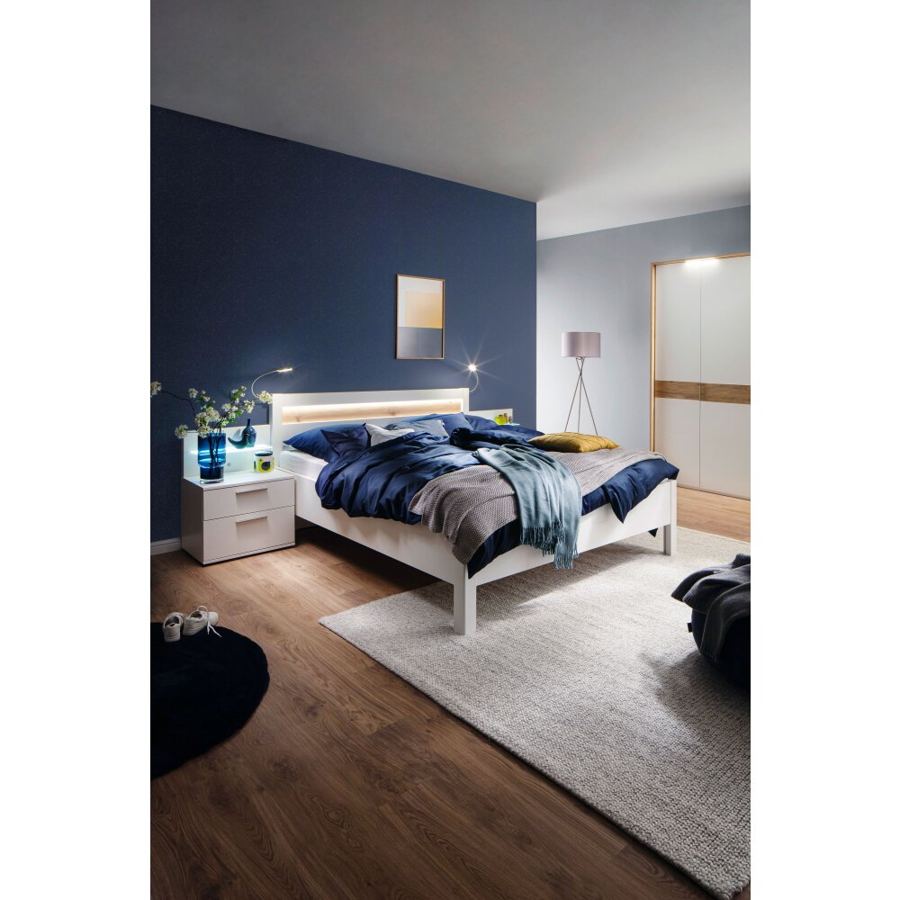 SCHÖNER-WOHNEN-Kollektion Pina Lampa Stojąca Nikiel matowy, 3-punktowe main product photo