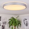 Buris Lampa Sufitowa LED Srebrny, 1-punktowy, Zdalne sterowanie