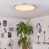 Buris Lampa Sufitowa LED Srebrny, 1-punktowy, Zdalne sterowanie