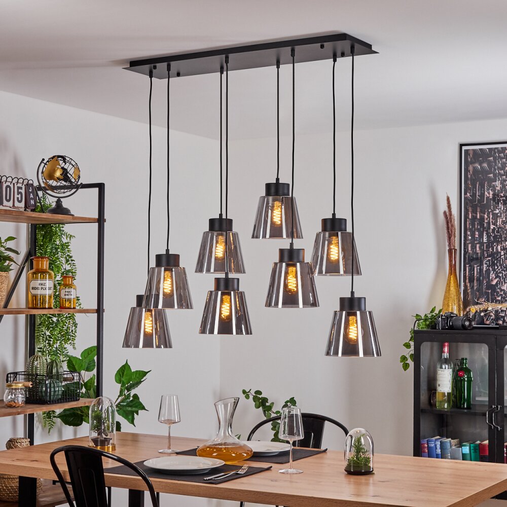 Angelshaug Lampa Wisząca Czarny, 8-punktowe main product photo