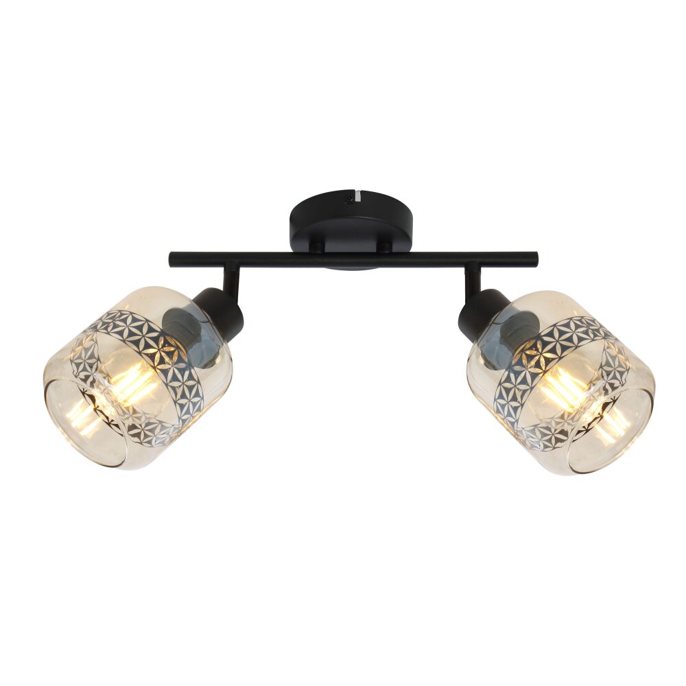 Globo LAZARUS Lampa Sufitowa Czarny, 2-punktowe main product photo