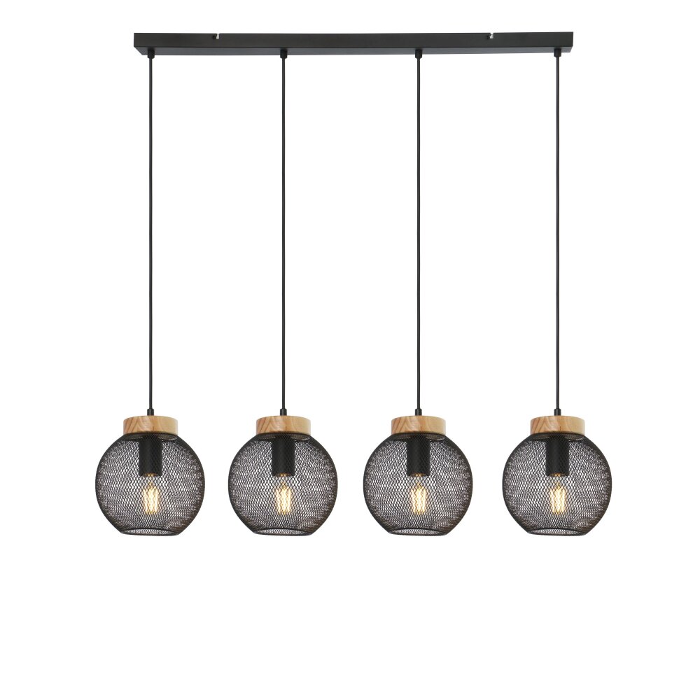 Globo PABLO Lampa Wisząca Czarny, 4-punktowe main product photo