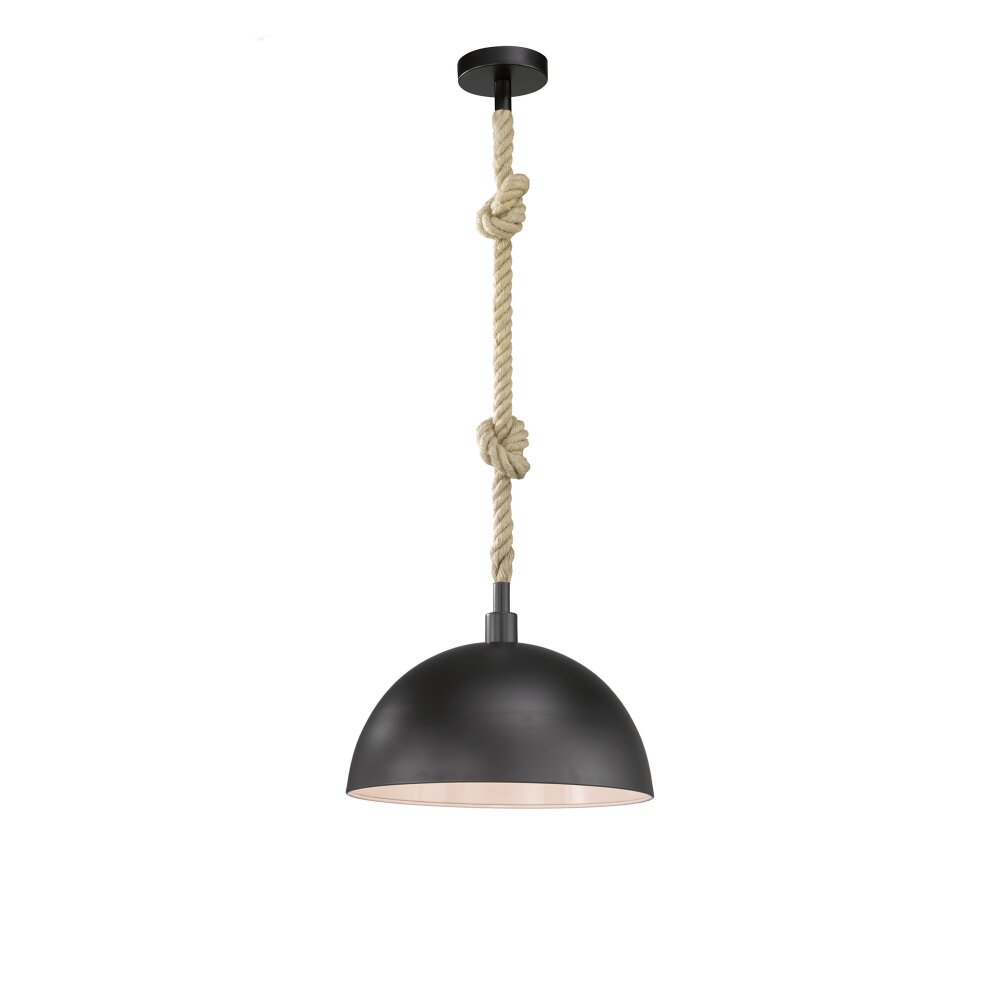 Fischer-Honsel Rope Lampa Wisząca Czarny, 1-punktowy main product photo