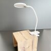 Fischer-Honsel Luiz lampa z klipsem LED Biały, 1-punktowy