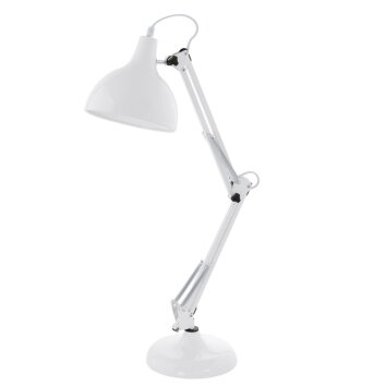 Eglo BORGILLIO lampa stołowa Biały, 1-punktowy