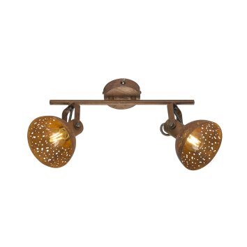 Globo CELINE Lampa Sufitowa Rdzawy, 2-punktowe