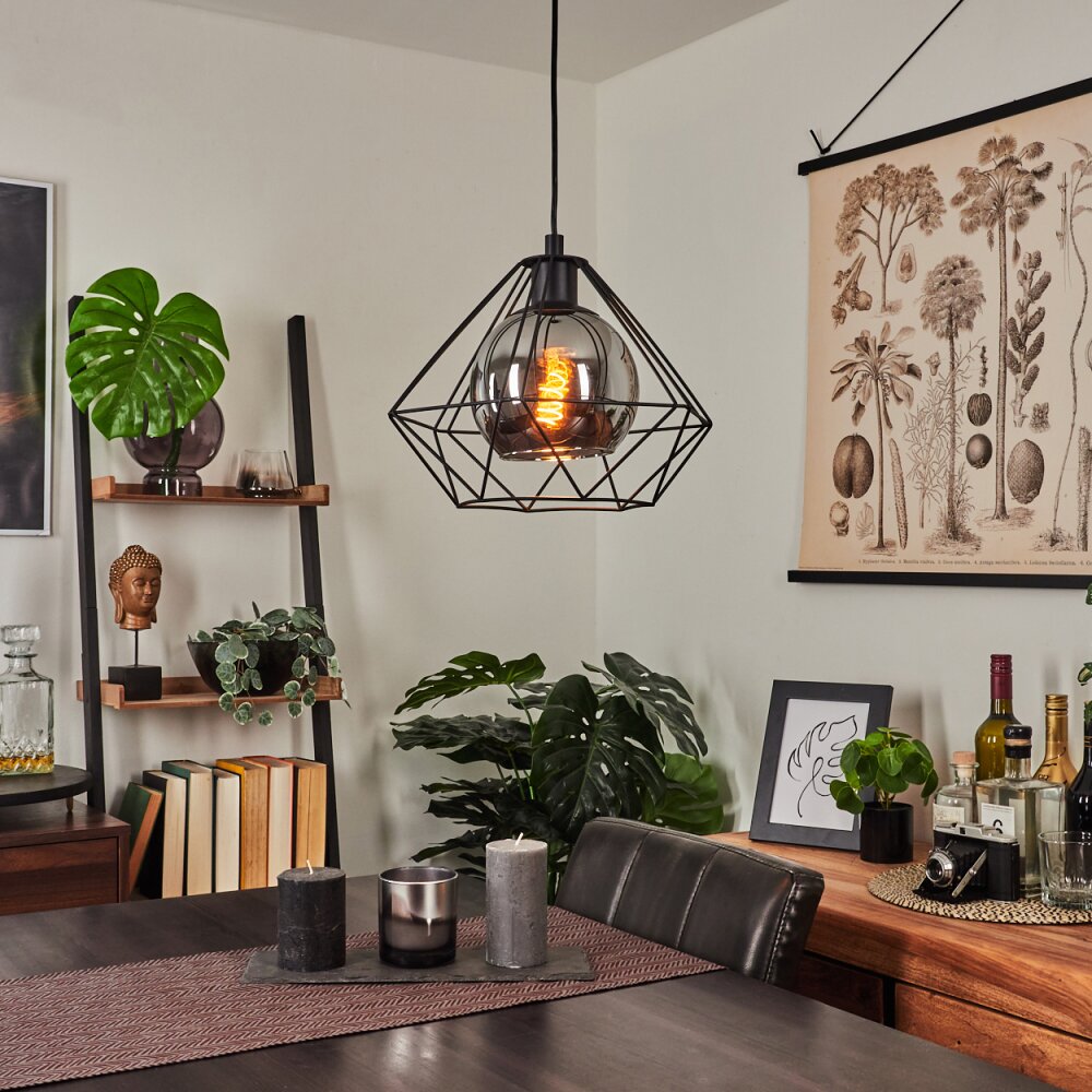 Uarau Lampa Wisząca Czarny, 1-punktowy main product photo