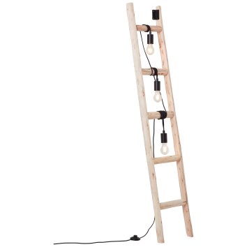 Brilliant Ladder Lampa Stojąca Ecru, Czarny, 3-punktowe