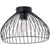 Brilliant Blacky Lampa Sufitowa Czarny, 1-punktowy