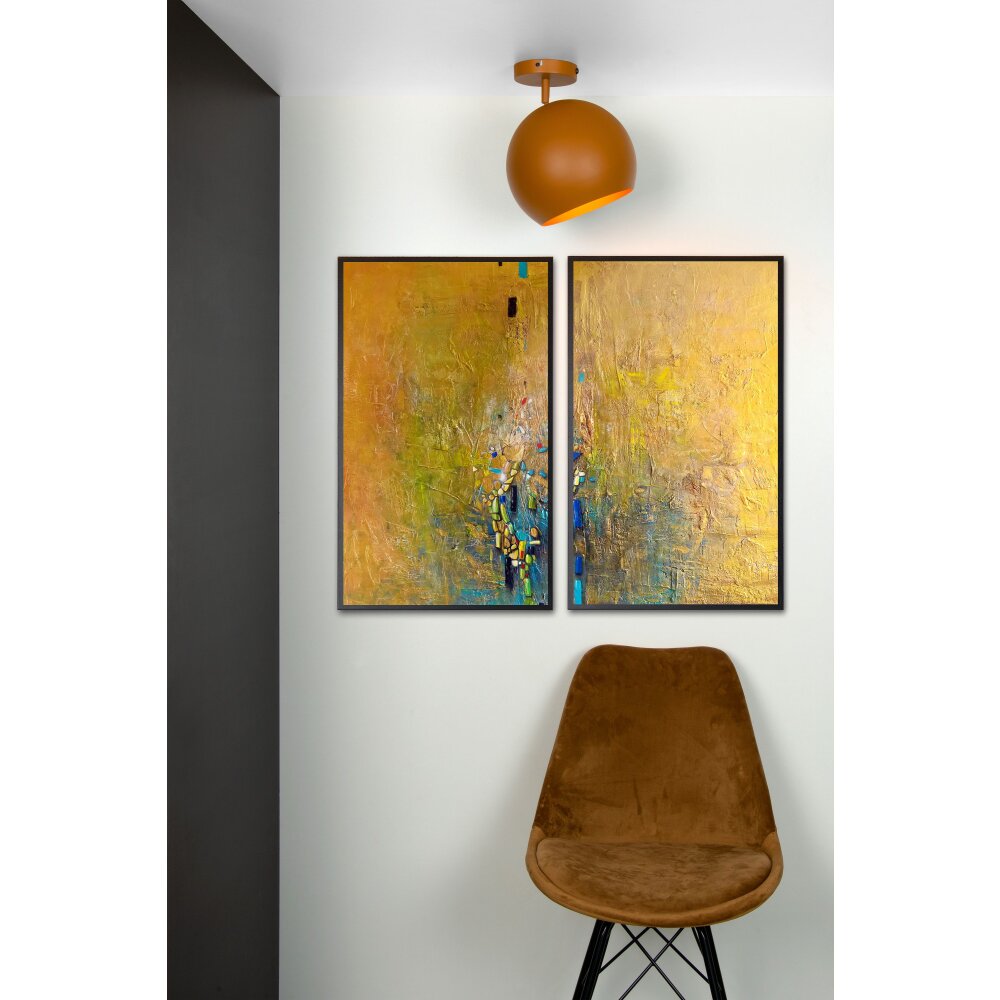 Lucide BINK Lampa Sufitowa Żółty, 1-punktowy main product photo