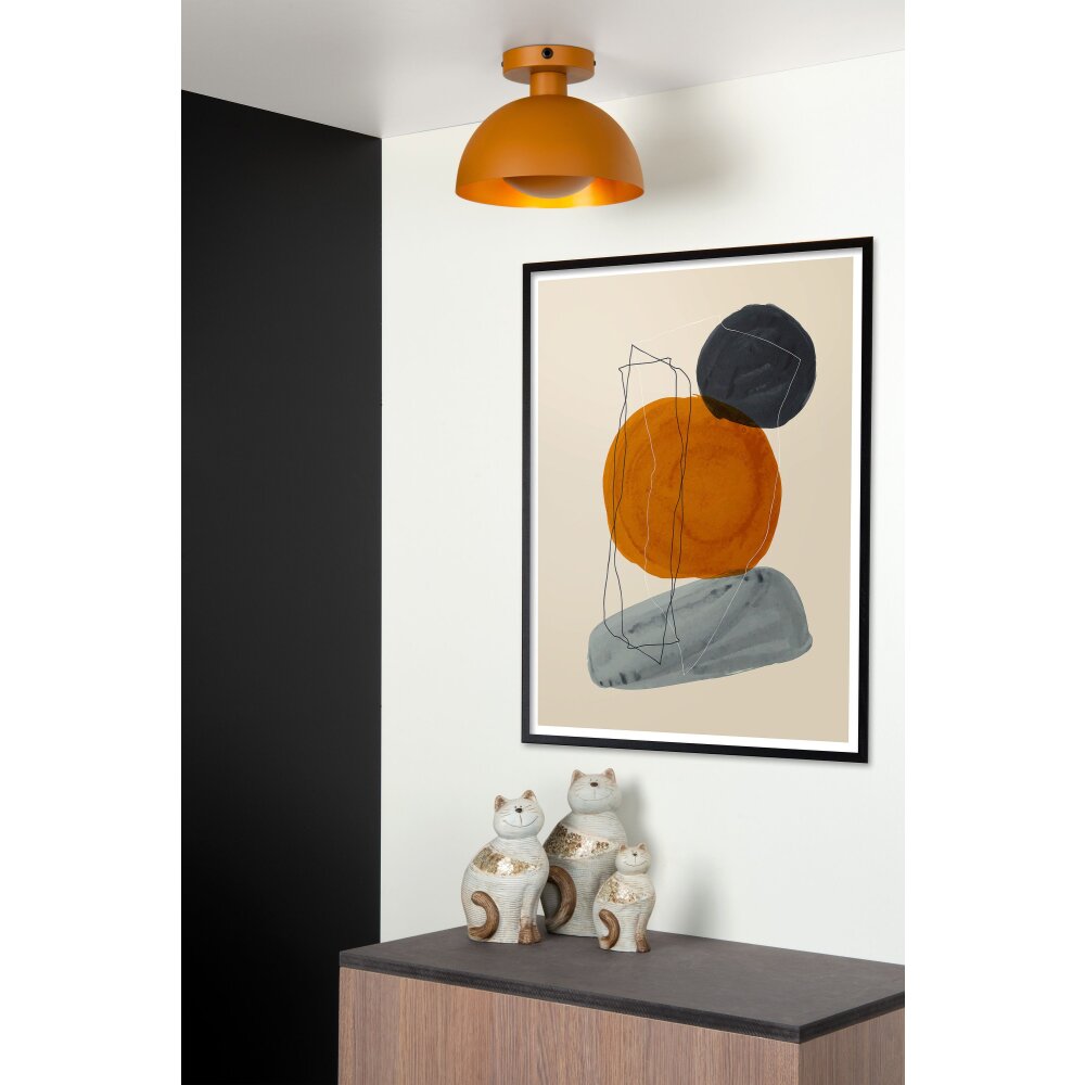 Lucide SIEMON Lampa Sufitowa Żółty, Pomarańczowy, 1-punktowy main product photo