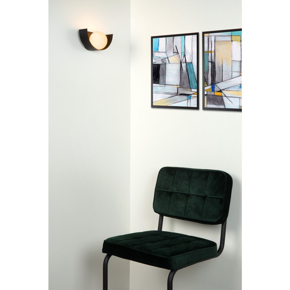 Lucide BENNI Lampa ścienna Czarny, 1-punktowy main product photo