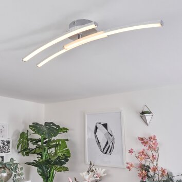 Mohlin Lampa Sufitowa LED Nikiel matowy, 3-punktowe