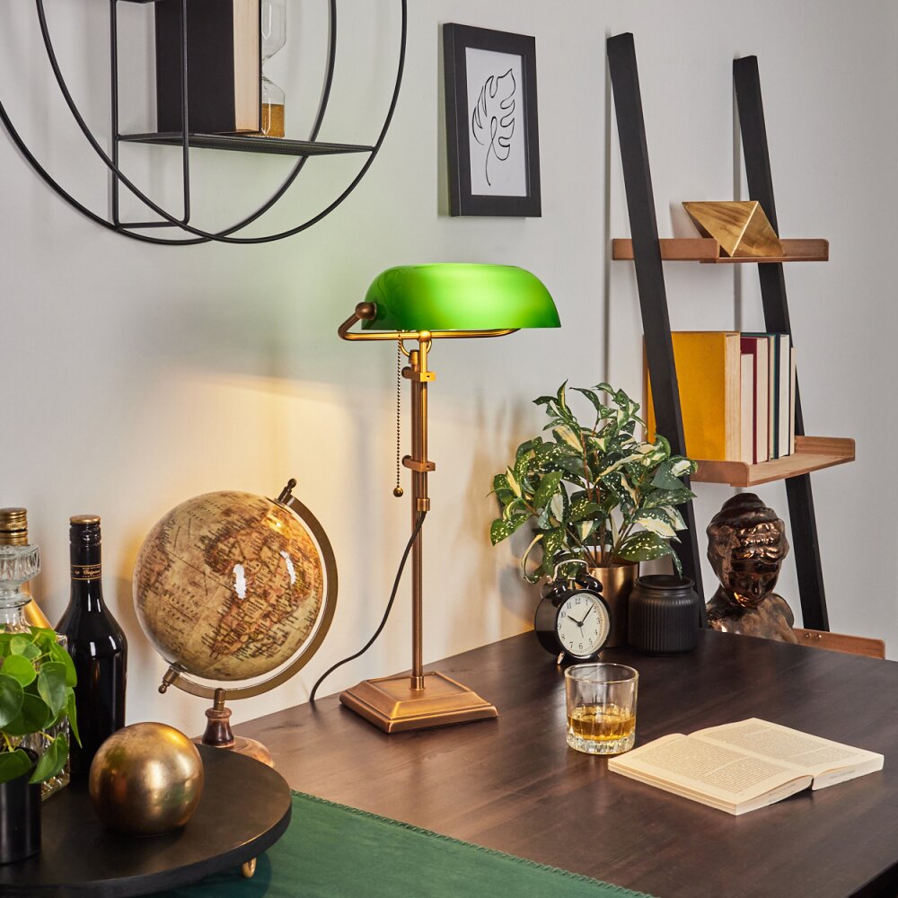 Ragaz Lampa bankierska Brązowy, 1-punktowy main product photo