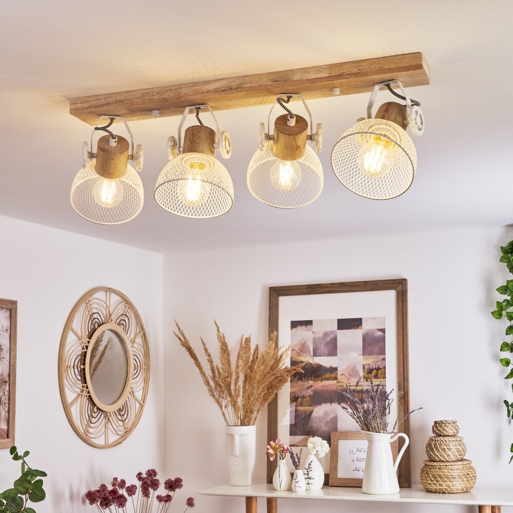 Orny Lampa Sufitowa Ecru, Biały, 4-punktowe main product photo