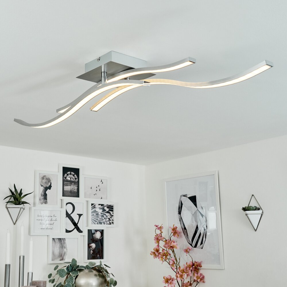 Bernese Lampa Sufitowa LED Nikiel matowy, 3-punktowe main product photo