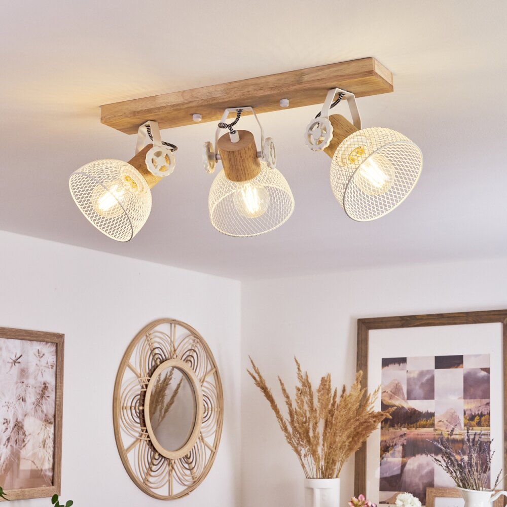Orny Lampa Sufitowa Ecru, Biały, 3-punktowe main product photo