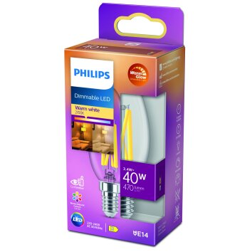 Philips LED E14 3,4 Wat 2200-2700 Kelwinów 475 Lumenów