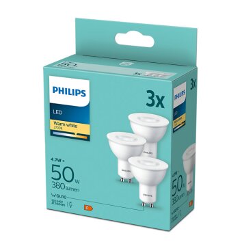 Philips LED GU10 4,7 Wat 2700 Kelwinów 400 Lumenów