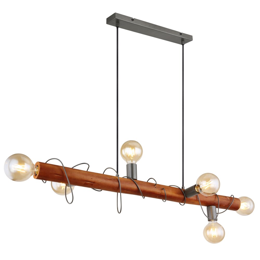 Globo ALICE Lampa Wisząca Czarny, 6-punktowe main product photo