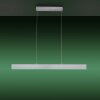 Leuchten-Direkt LOLAsmart-NILA Lampa Wisząca LED Aluminium, 2-punktowe, Zdalne sterowanie, Zmieniacz kolorów
