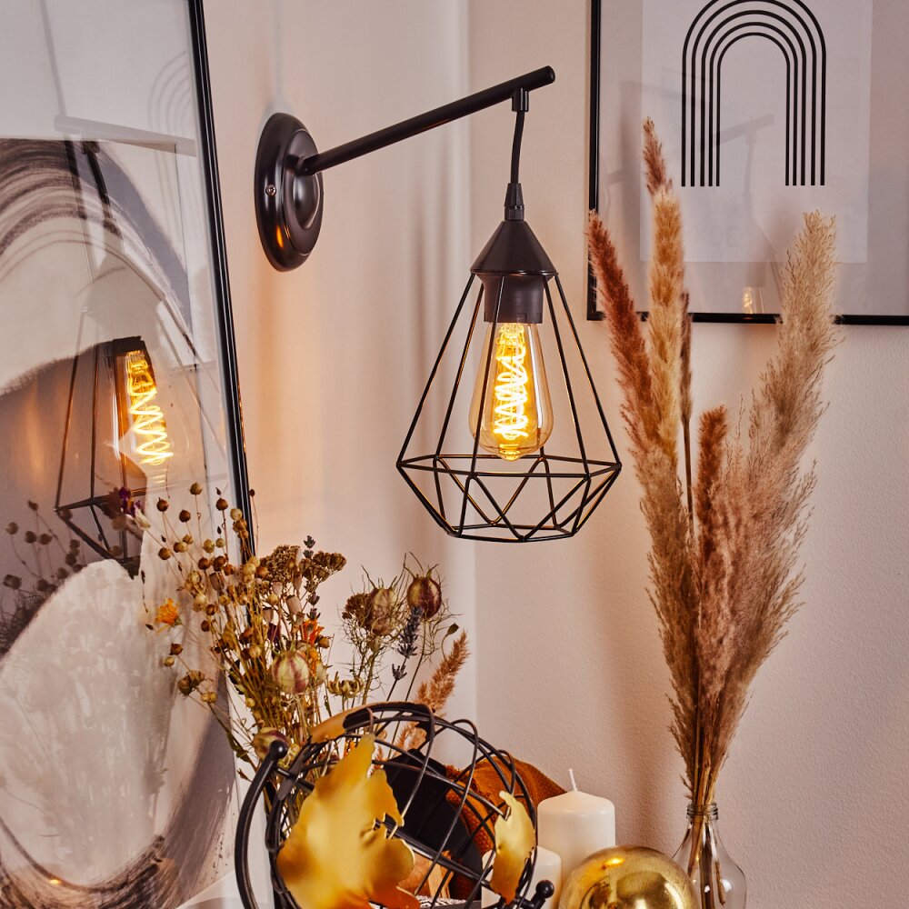 Cenova Lampa ścienna Czarny, 1-punktowy main product photo