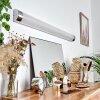 Morges Lampa oświetlająca lustro LED Chrom, Efekt brokatowy, Biały, 1-punktowy