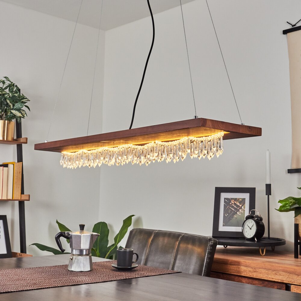 Versoix Lampa Wisząca LED Chrom, Czarny, 1-punktowy main product photo
