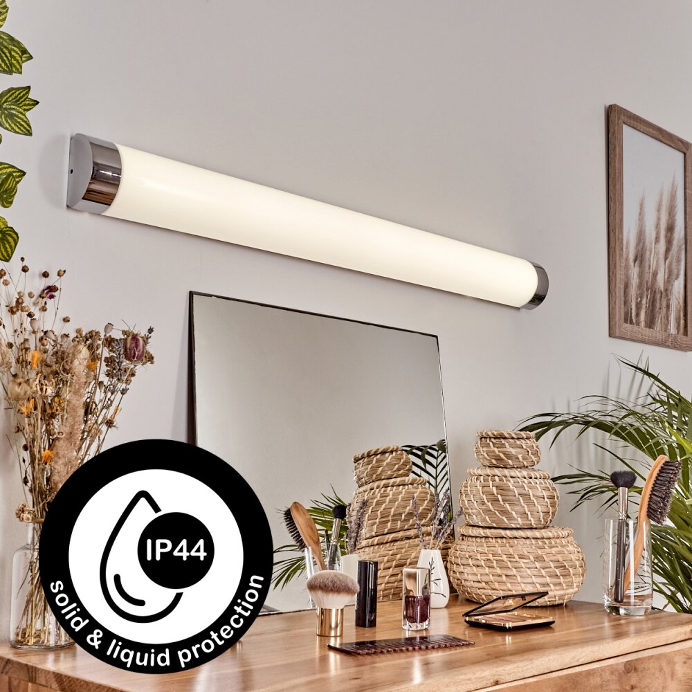 Morges Lampa oświetlająca lustro LED Chrom, Biały, 1-punktowy main product photo