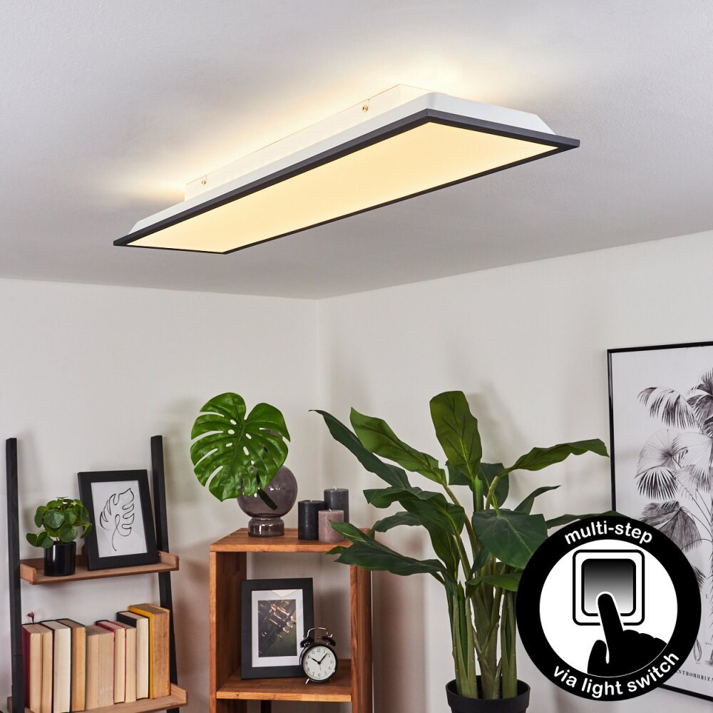 Salmi Lampa Sufitowa LED Czarny, Biały, 1-punktowy main product photo