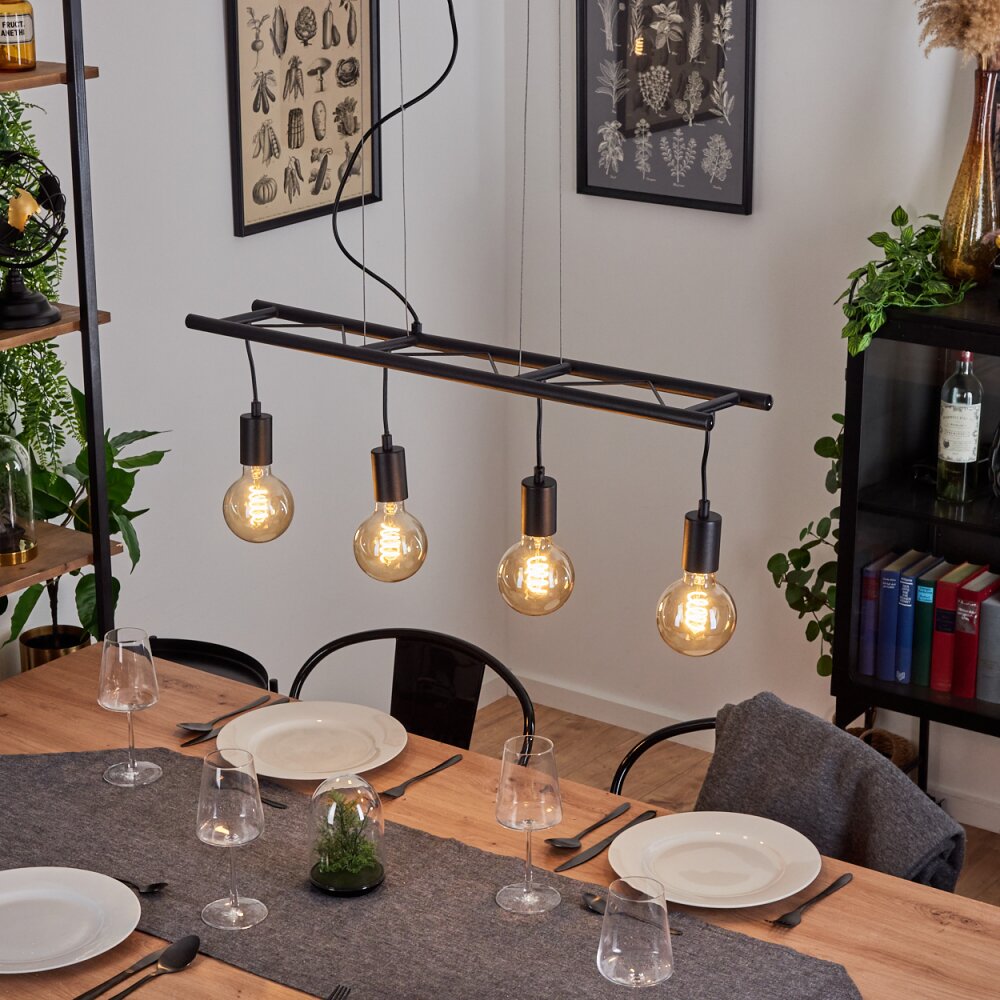 Susillon Lampa Wisząca Czarny, 4-punktowe main product photo