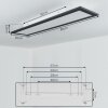 Gailinge Lampa Sufitowa LED biały, 1-punktowy