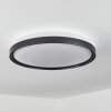 Buris Lampa Sufitowa LED Czarny, Biały, 1-punktowy, Zdalne sterowanie