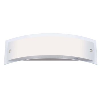 Brilliant Elysee Lampa ścienna stal nierdzewna, 2-punktowe