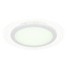 Globo NATHALIE Lampa Sufitowa LED Biały, 1-punktowy, Zdalne sterowanie, Zmieniacz kolorów