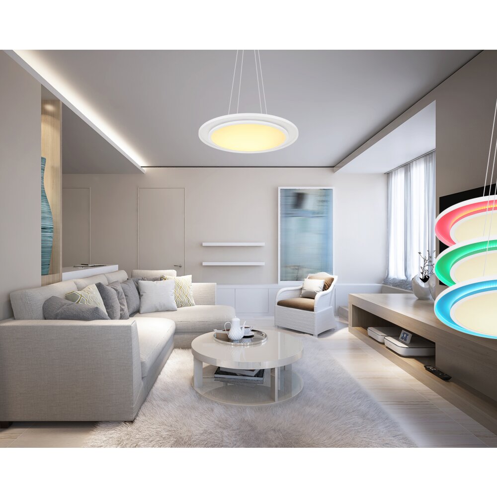 Globo MURPHY Lampa Wisząca LED Biały, 1-punktowy, Zdalne sterowanie, Zmieniacz kolorów main product photo