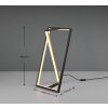 Trio-Leuchten Edge lampka nocna LED Czarny, 1-punktowy
