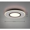 Trio-Leuchten Verus Lampa Sufitowa LED Nikiel matowy, 1-punktowy, Zdalne sterowanie