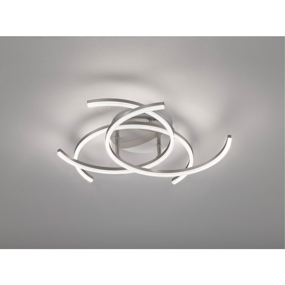Fischer-Honsel Visby Lampa Sufitowa LED Nikiel matowy, 3-punktowe, Zdalne sterowanie main product photo