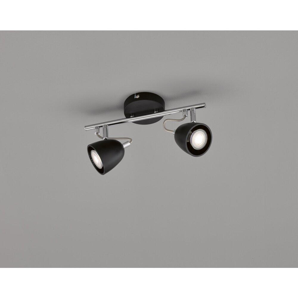 FHL-easy Gemma Lampa Sufitowa Chrom, Czarny, 2-punktowe main product photo