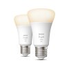 Philips Hue White LED E27 9 Watt 2700 Kelvin 800 Lumen