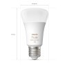 Philips Hue White & Color Ambiance LED E27 6,5 Wat 2000 - 6500 Kelwinów 570 Lumenów