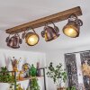 Herford Lampa Sufitowa Ciemne drewno, Rdzawy, 4-punktowe