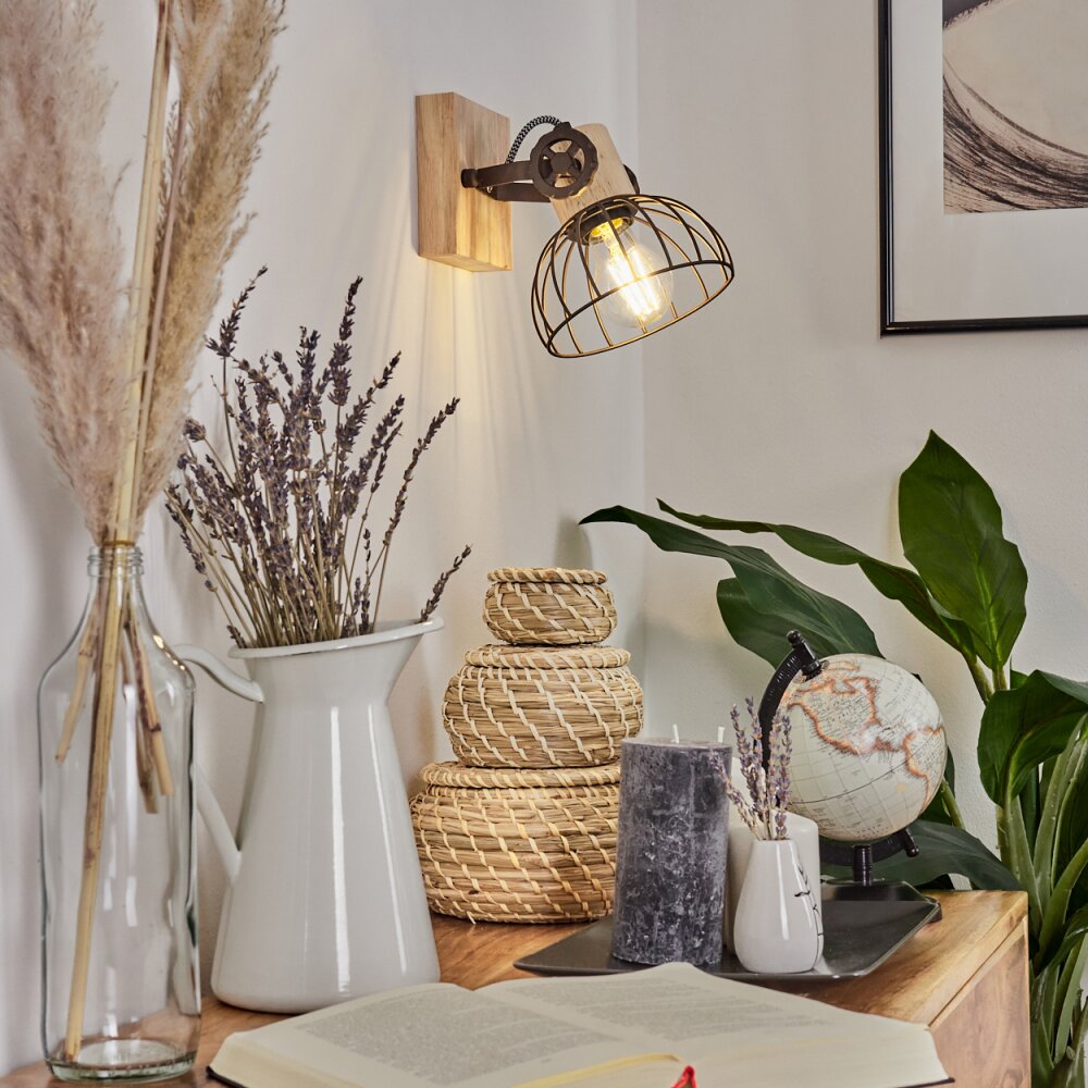 Orny Lampa ścienna Brązowy, Ecru, 1-punktowy main product photo