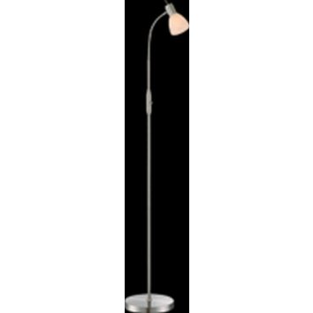 Globo lampa stojąca Nikiel matowy, 1-punktowy
