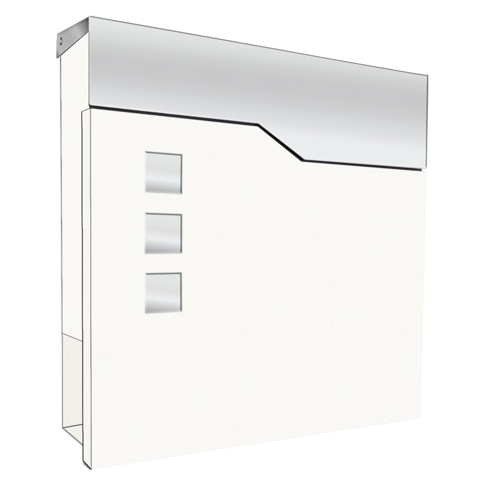 LCD Dusenbach Skrzynka na listy Stal nierdzewna, Biały main product photo