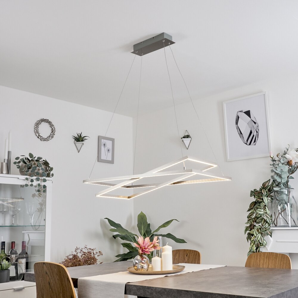 Schleitheim Lampa Wisząca Chrom, Nikiel matowy, Biały, 1-punktowy main product photo