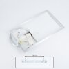 Moya Lampa Sufitowa LED Srebrny, Biały, 1-punktowy